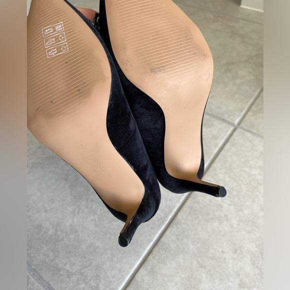Reserved women’s black heel pumps size 38 eur/ 7.5 US jewels mother of the bride - Picture 5 of 6